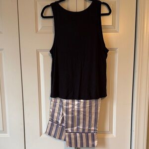 Adore Me Black and Purple Women's Pajama Set